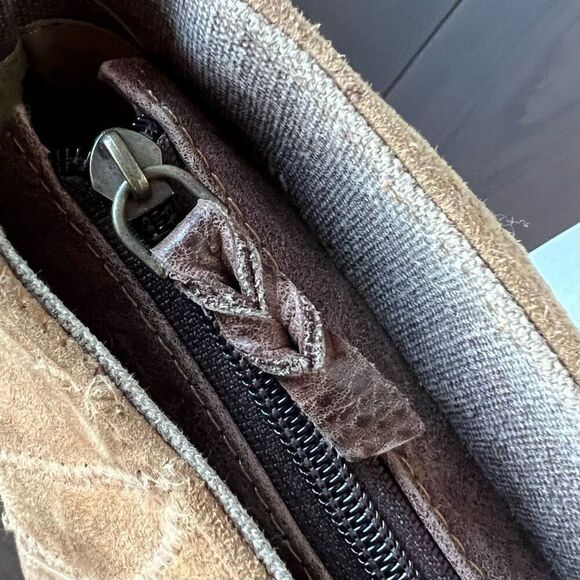 VAAN & CO. Leather and Canvas Tote - Picture 9 of 14